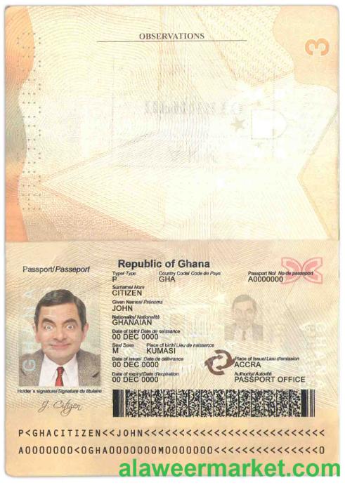 Ghana passport